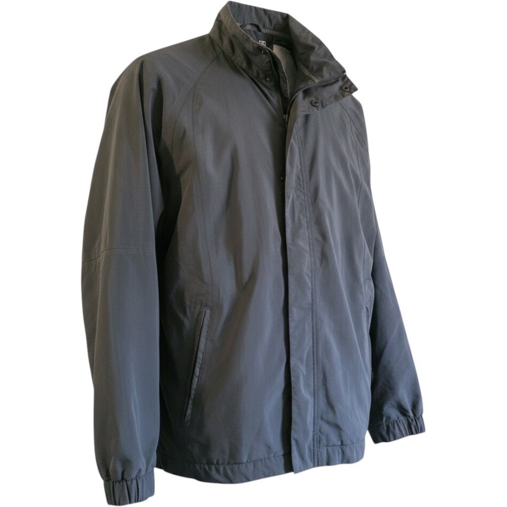 Men's Large Windbreaker Jacket ,Nike Golf Storm-Fit , Gray Full Zip